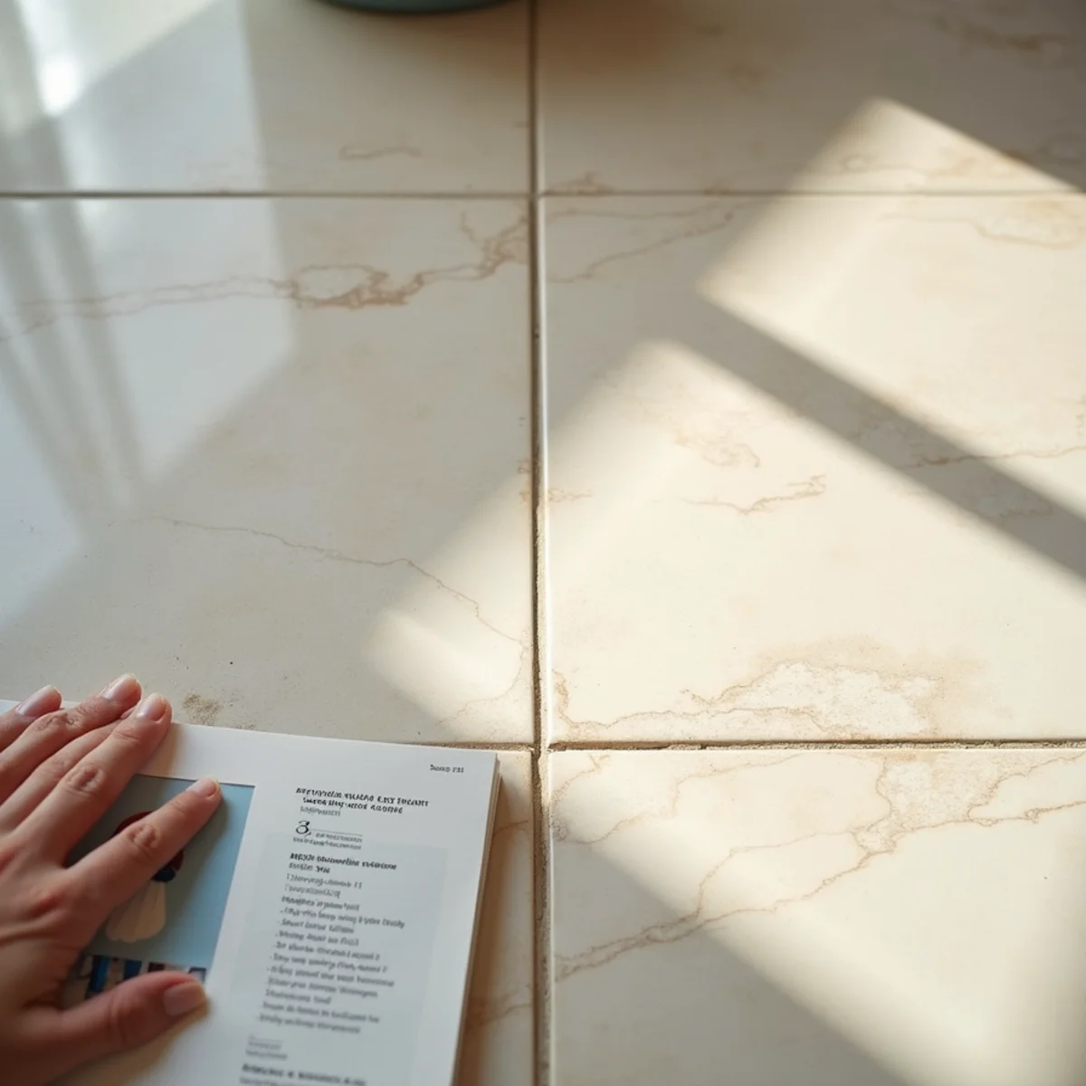Before and after tile and grout cleaning in Oceanside, CA