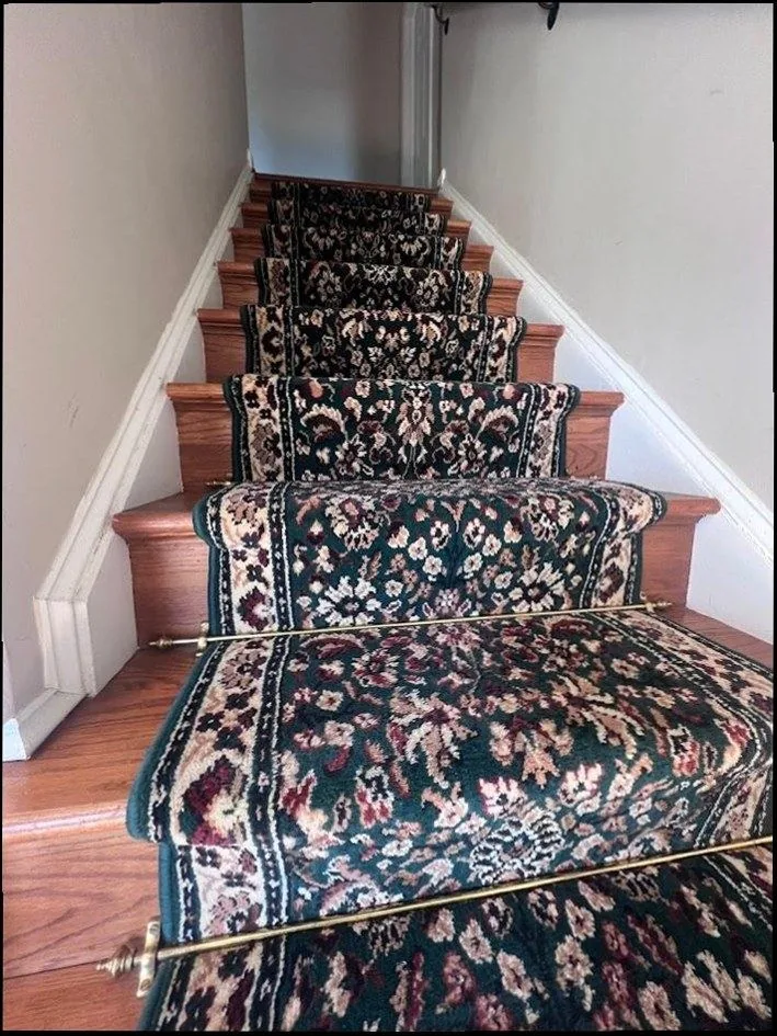 Stair runner cleaned in Oceanside, CA